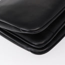 BALLY Shoulder Bag Leather Black Gold Auth BA7813-13