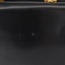 BALLY Shoulder Bag Leather Black Gold Auth BA7813-4