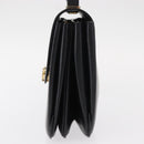 BALLY Shoulder Bag Leather Black Gold Auth BA7813-5