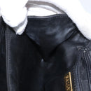 BALLY Chain Shoulder Bag Leather Black Gold Auth BA7815-20