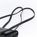 Gianni Versace Shoulder Bag Leather Black Gold Auth BA7818-8