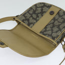 SAINT LAURENT Shoulder Bag PVC embossed Gray Auth BA782-15