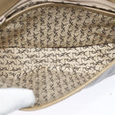 SAINT LAURENT Shoulder Bag PVC embossed Gray Auth BA782-17