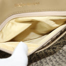 SAINT LAURENT Shoulder Bag PVC embossed Gray Auth BA782-20