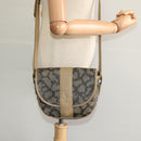 SAINT LAURENT Shoulder Bag PVC embossed Gray Auth BA782-23