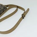 SAINT LAURENT Shoulder Bag PVC embossed Gray Auth BA782-7