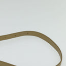 SAINT LAURENT Shoulder Bag PVC embossed Gray Auth BA782-8