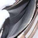 CARTIER Mini C De Cartier Hand Bag Leather 2way Beige Silver Auth BA7820-22