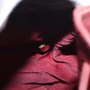 CARTIER Must Line Shoulder Bag Leather Bordeaux Gold Auth BA7822-20