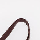 CARTIER Must Line Shoulder Bag Leather Bordeaux Gold Auth BA7822-8