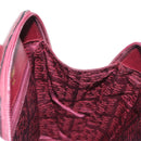 CARTIER Backpack Leather Bordeaux Gold Auth BA7824-21