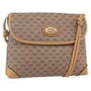 GUCCI Micro GG Supreme Shoulder Bag PVC Beige Gold 007 105 5548 Auth BA7825-1