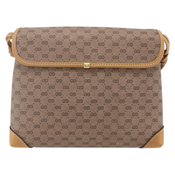 GUCCI Micro GG Supreme Shoulder Bag PVC Beige Gold 007 105 5548 Auth BA7825 - 0