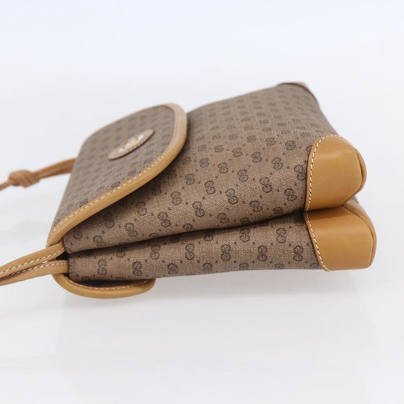 GUCCI Micro GG Supreme Shoulder Bag PVC Beige Gold 007 105 5548 Auth BA7825