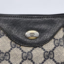 GUCCI GG Supreme Shoulder Bag PVC Navy Gold 41 02 058 Auth BA7826-18