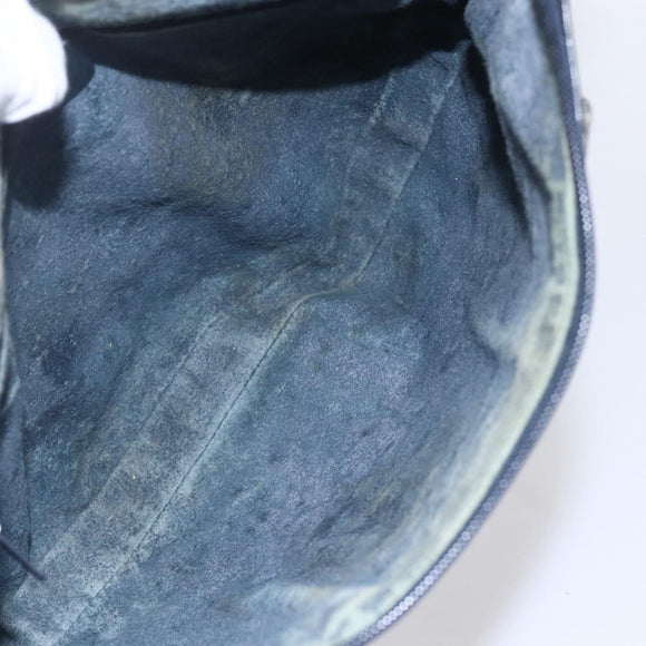 GUCCI GG Supreme Shoulder Bag PVC Navy Gold 41 02 058 Auth BA7826