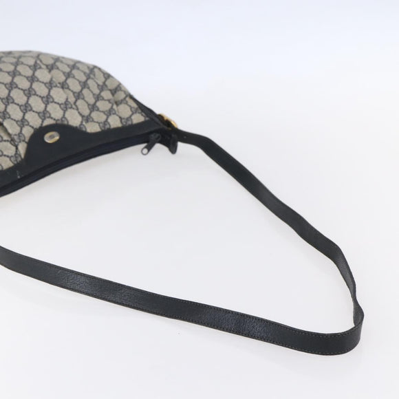 GUCCI GG Supreme Shoulder Bag PVC Navy Gold 41 02 058 Auth BA7826