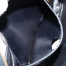 CHANEL Chain Shoulder Bag Lamb Skin Black Gold CC Auth BA7827-22