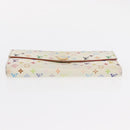 LOUIS VUITTON Monogram Multicolor Wallet 2 Set White Black LV Auth BA7831-7