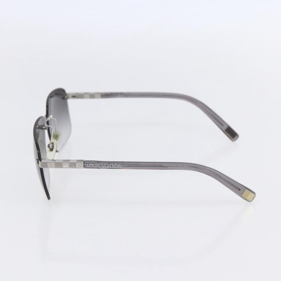 LOUIS VUITTON Sunglasses plastic Black LV Auth BA7832