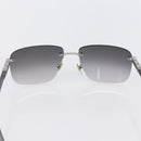 LOUIS VUITTON Sunglasses plastic Black LV Auth BA7832-8