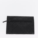CHANEL Wallet Leather 5 Set Beige Black CC Auth BA7834-28