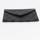 CHANEL Wallet Leather 5 Set Beige Black CC Auth BA7834-31