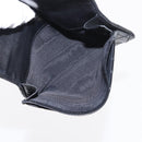 CHANEL Wallet Leather 5 Set Beige Black CC Auth BA7834-33