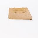 CHANEL Wallet Leather 5 Set Beige Black CC Auth BA7834-4