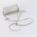 Jimmy Choo Shoulder Bag Leather 2 Set Black Silver Auth BA7835-13