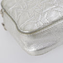 Jimmy Choo Shoulder Bag Leather 2 Set Black Silver Auth BA7835-16