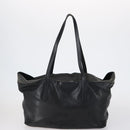 Jimmy Choo Shoulder Bag Leather 2 Set Black Silver Auth BA7835-2