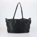 Jimmy Choo Shoulder Bag Leather 2 Set Black Silver Auth BA7835-3