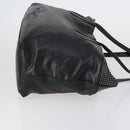 Jimmy Choo Shoulder Bag Leather 2 Set Black Silver Auth BA7835-4