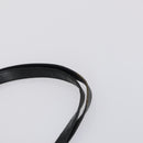 Jimmy Choo Shoulder Bag Leather 2 Set Black Silver Auth BA7835-6