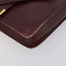 CARTIER Must Line Shoulder Bag Leather 2 Set Bordeaux Auth BA7836-16
