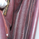 CARTIER Must Line Shoulder Bag Leather 2 Set Bordeaux Auth BA7836-17
