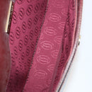 CARTIER Must Line Shoulder Bag Leather 2 Set Bordeaux Auth BA7836-9