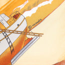 HERMES Carre 90 Scarf Silk ""GRONLAND"" Khaki Auth BA7838-13