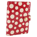 LOUIS VUITTON Vernis Yayoi Kusama Agenda PM Day Planner Cover M91518 Auth BA7847-1