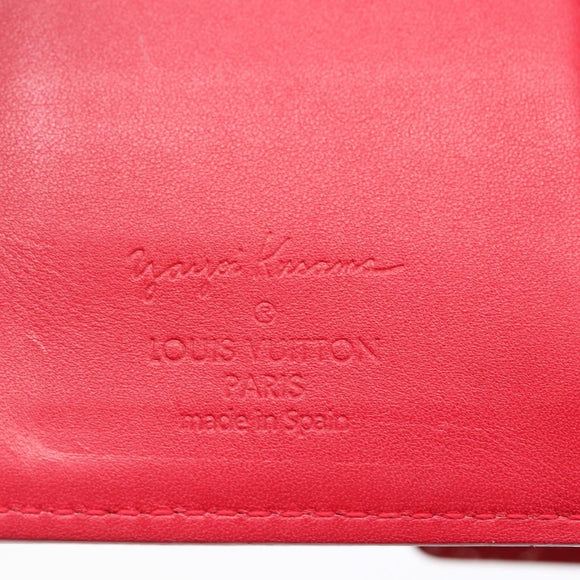 LOUIS VUITTON Vernis Yayoi Kusama Agenda PM Day Planner Cover M91518 Auth BA7847