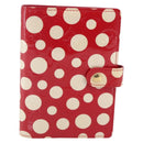 LOUIS VUITTON Vernis Yayoi Kusama Agenda PM Day Planner Cover M91518 Auth BA7847-13