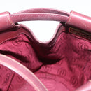 CARTIER Must Line Shoulder Bag Leather Bordeaux Gold Auth BA7848-17