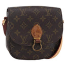 LOUIS VUITTON Monogram Saint Cloud PM Shoulder Bag M51244 LV Auth BA7849-1