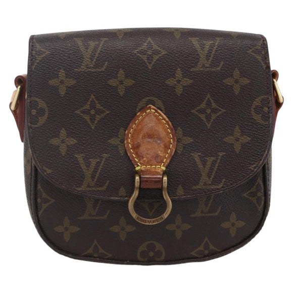 LOUIS VUITTON Monogram Saint Cloud PM Shoulder Bag M51244 LV Auth BA7849
