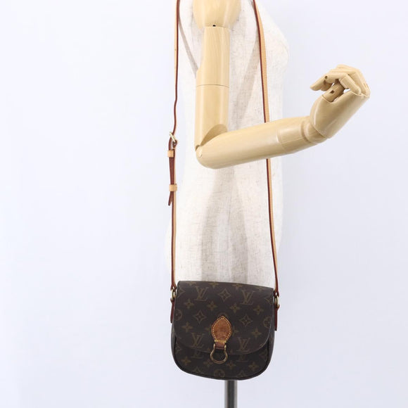 LOUIS VUITTON Monogram Saint Cloud PM Shoulder Bag M51244 LV Auth BA7849