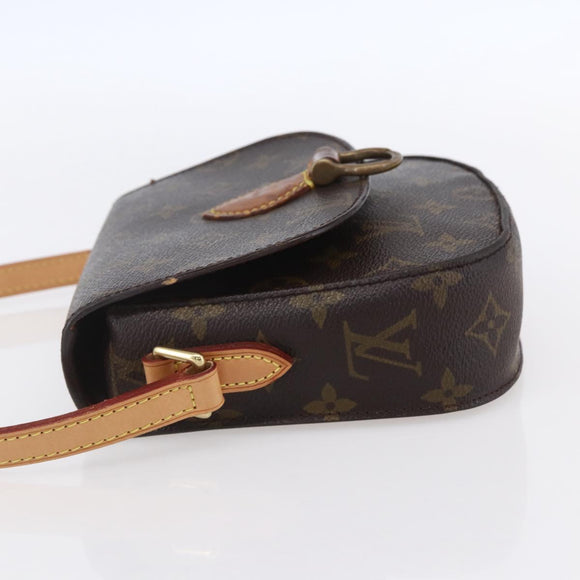 LOUIS VUITTON Monogram Saint Cloud PM Shoulder Bag M51244 LV Auth BA7849