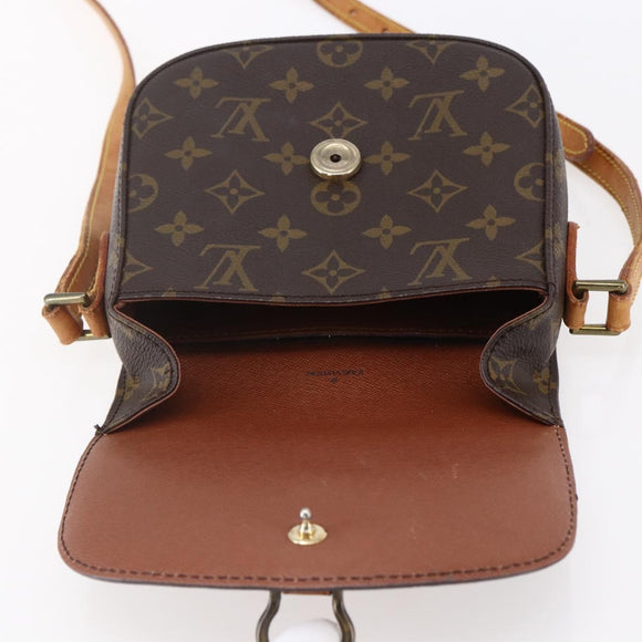 LOUIS VUITTON Monogram Saint Cloud PM Shoulder Bag M51244 LV Auth BA7850