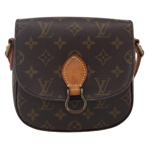 LOUIS VUITTON Monogram Saint Cloud PM Shoulder Bag M51244 LV Auth BA7850