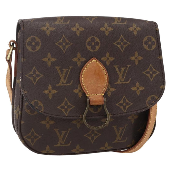 LOUIS VUITTON Monogram Saint Cloud MM Shoulder Bag M51243 LV Auth BA7852